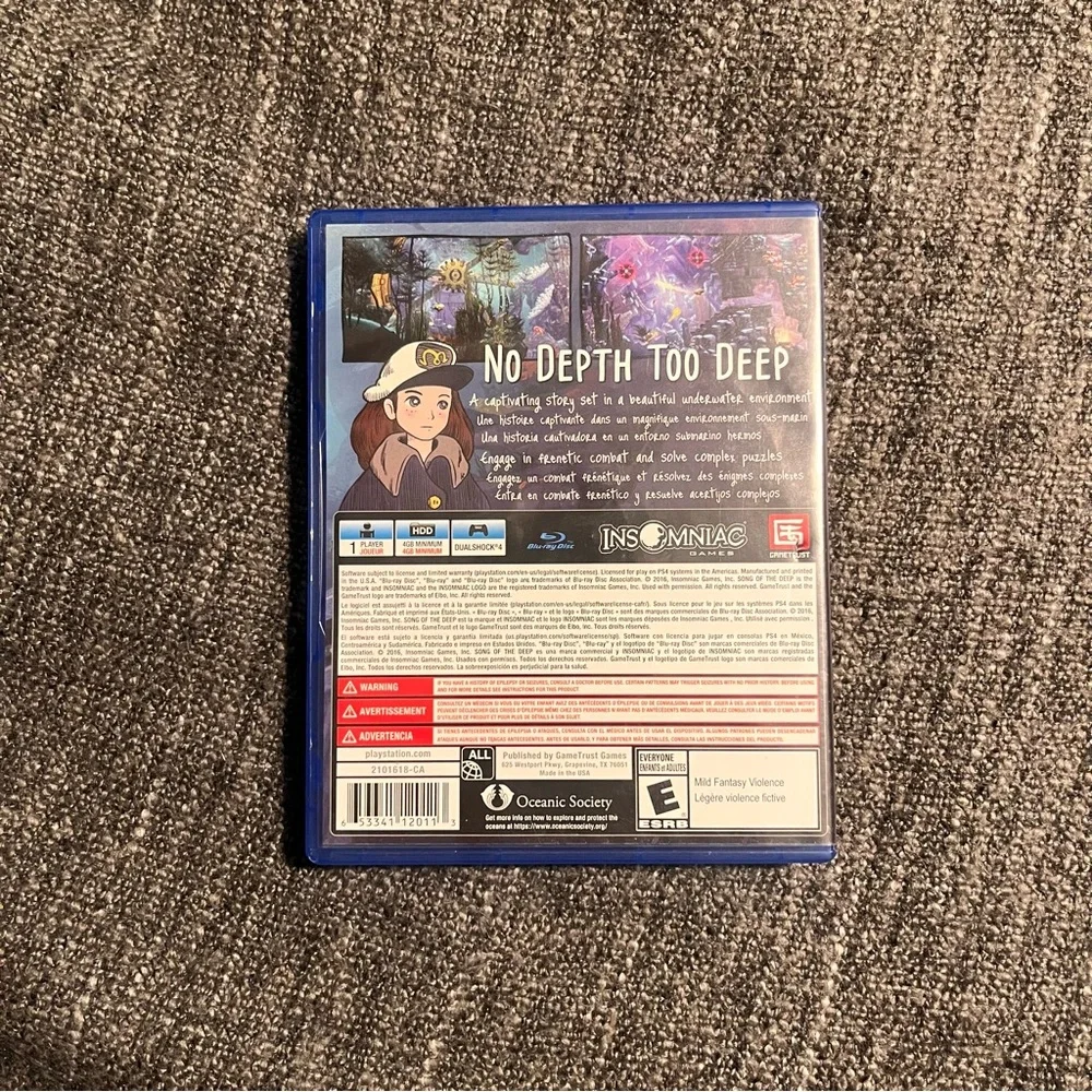 Song Of The Deep Sony Playstation‎ 4 PS4 Game - Picture 2 of 3